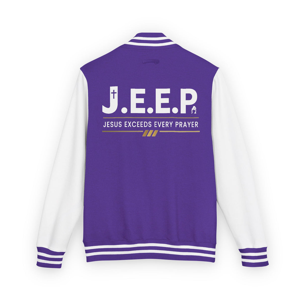 Jesus Exceeds Every Prayer™ Heavyweight Letterman Jacket