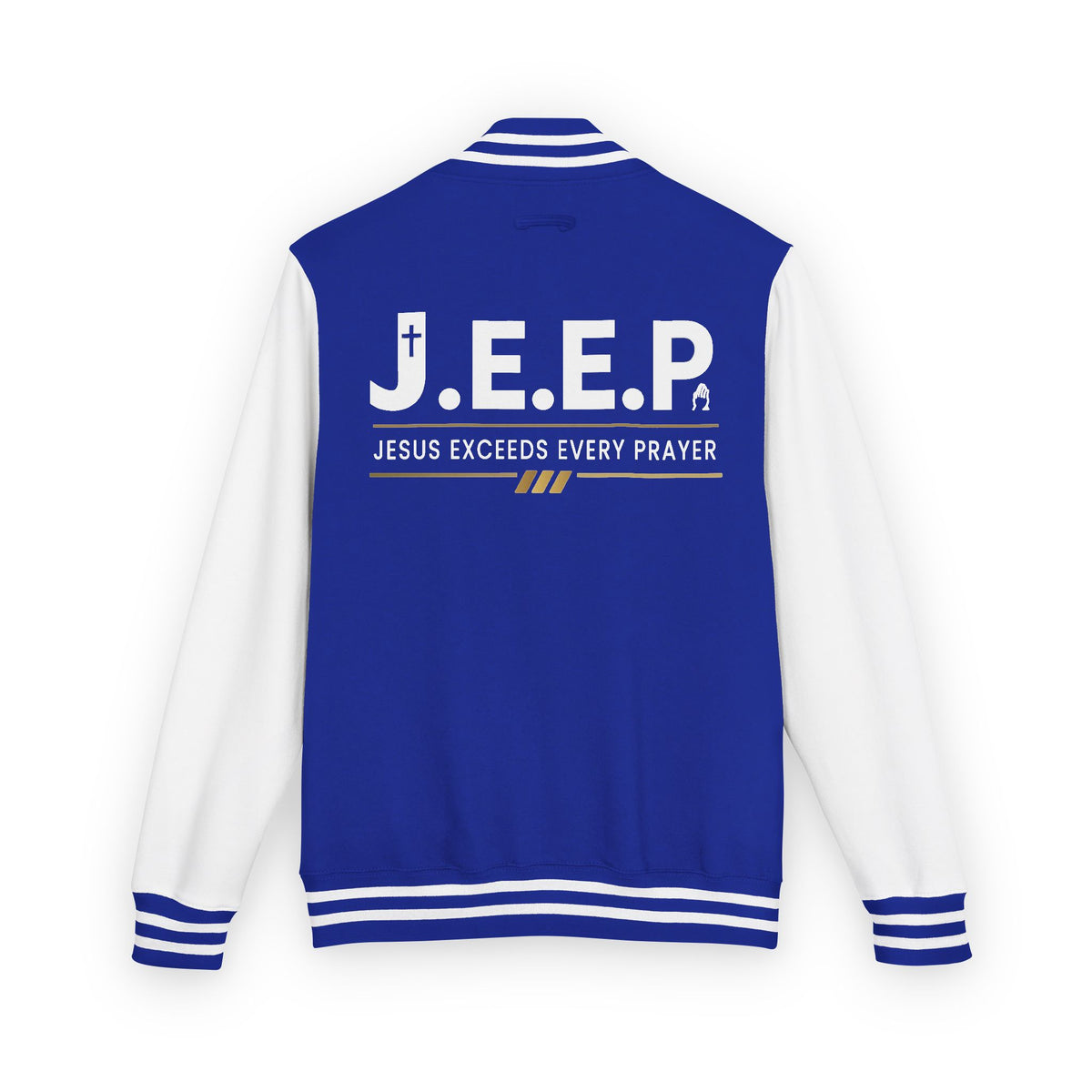 Jesus Exceeds Every Prayer™ Heavyweight Letterman Jacket