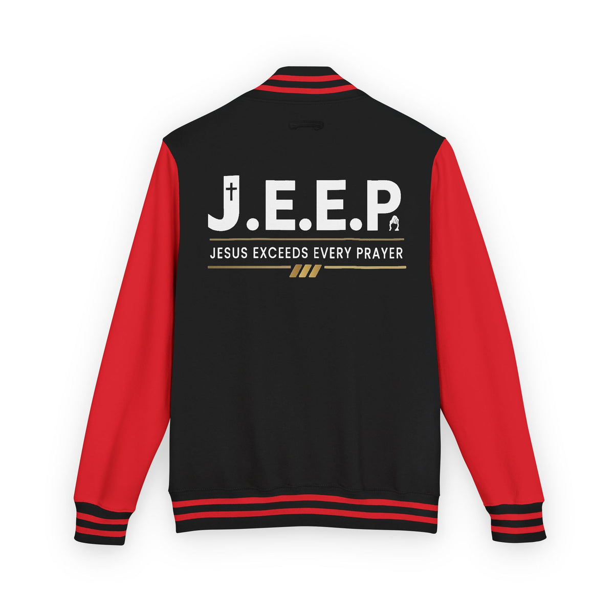 Jesus Exceeds Every Prayer™ Heavyweight Letterman Jacket