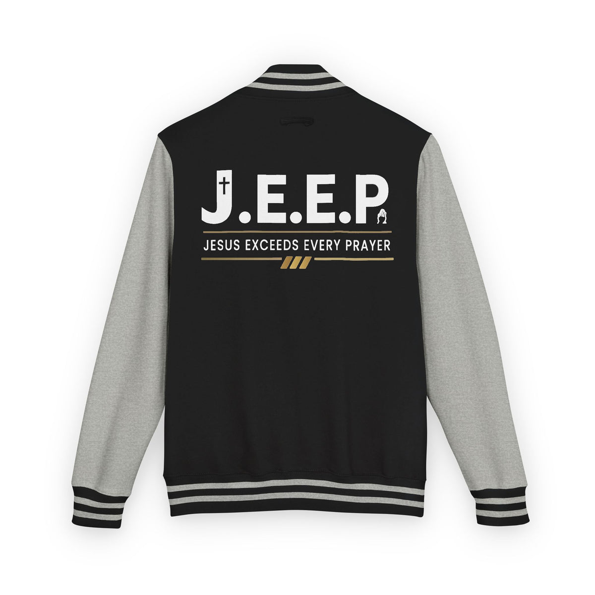 Jesus Exceeds Every Prayer™ Heavyweight Letterman Jacket