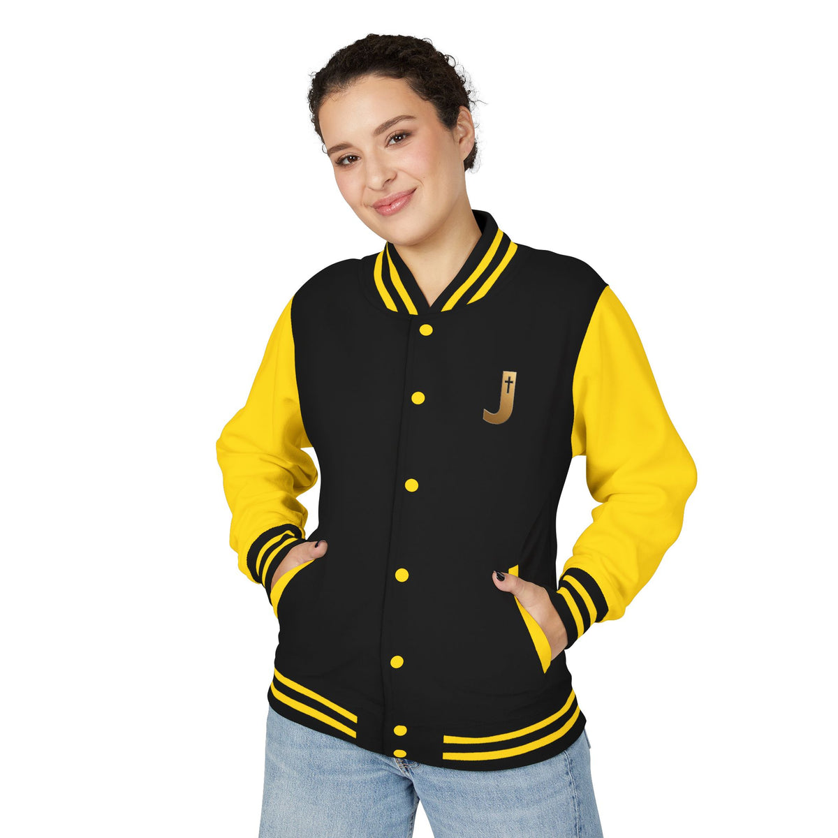 Jesus Exceeds Every Prayer™ Heavyweight Letterman Jacket
