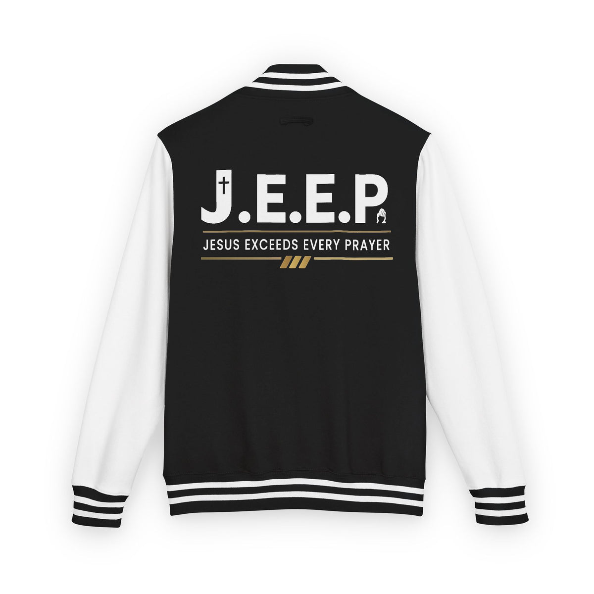 Jesus Exceeds Every Prayer™ Heavyweight Letterman Jacket