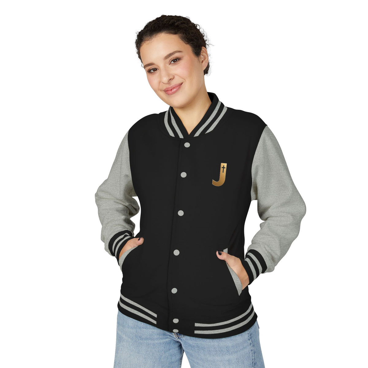 Jesus Exceeds Every Prayer™ Heavyweight Letterman Jacket